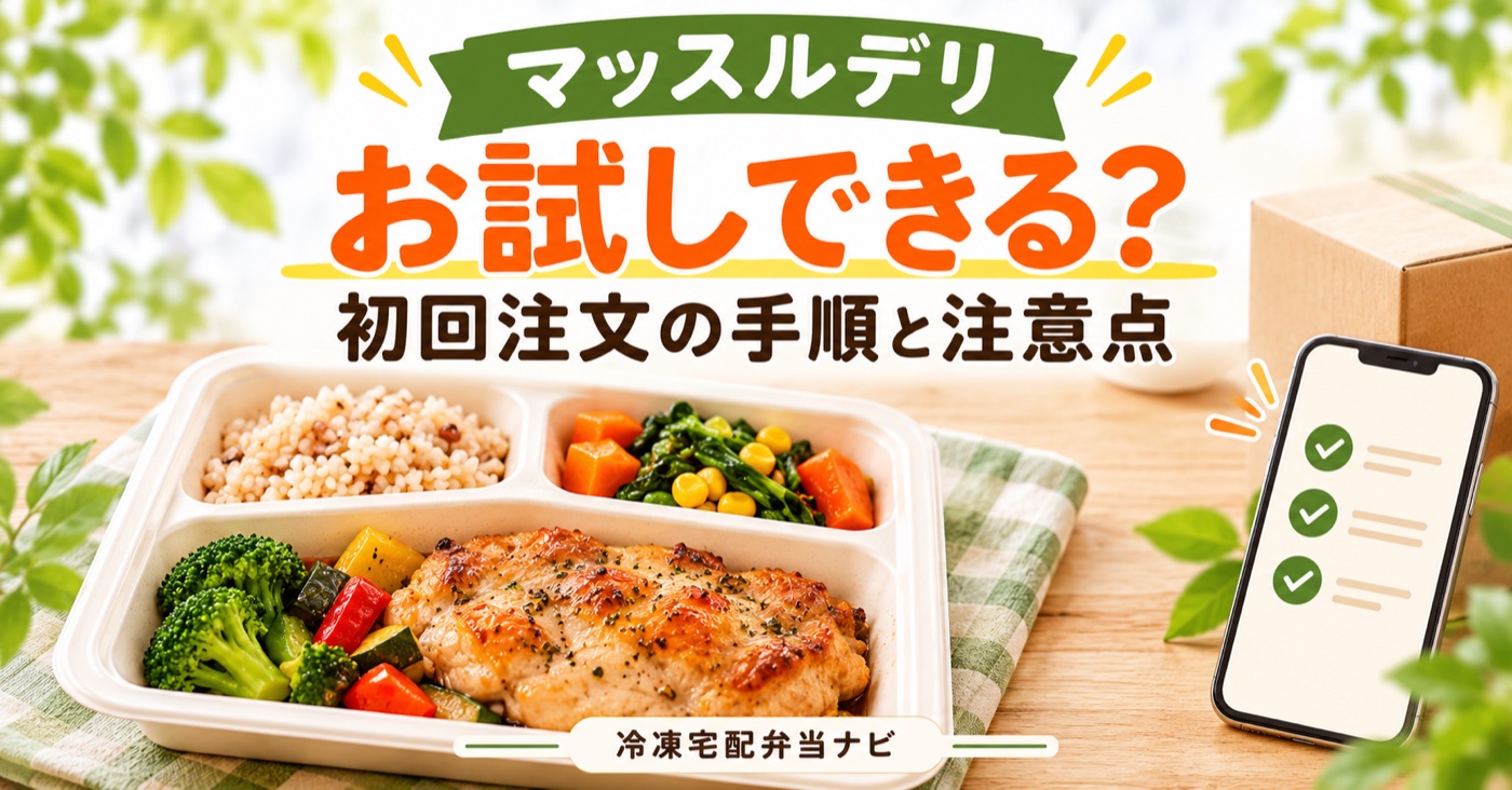 マッスルデリはお試しできる?初回割引でお得に始める手順と注意点【2026年】のアイキャッチ(イメージ)